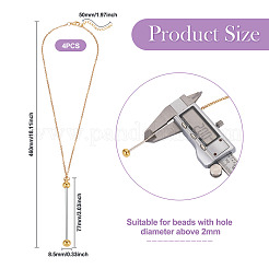 304 Stainless Steel Cable Chain Necklace Makings&nbsp;NJEW-TAC0012-02