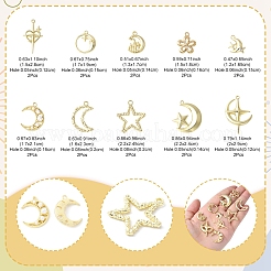 20Pcs 10 Styles Alloy Pendants&nbsp;FIND-FS0003-07