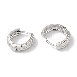 Ring Brass Hoop Earrings for Women&nbsp;EJEW-U008-02P