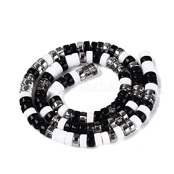 Opaque & Transparent Glass Beads Strands&nbsp;GLAA-Q113-04A