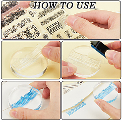 1Pc Clear Silicone Stamps&nbsp;SCRA-CP0001-01