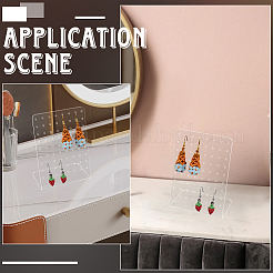 Acrylic Earring Display Stands&nbsp;EDIS-WH20003-03B