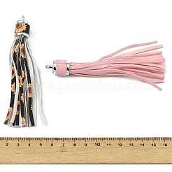 PU Leather Tassel Pendant Decorations&nbsp;FIND-K027-01P