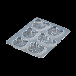 Rabbit/Dragon/Cat Pendant DIY Silhouette Silicone Mold&nbsp;X1-DIY-K073-09B