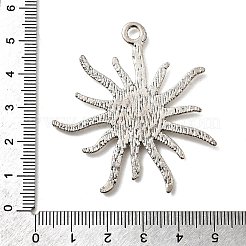 Tibetan Style Alloy Sun Pendant Cabochon Settings&nbsp;X-TIBEP-Q043-079-RS