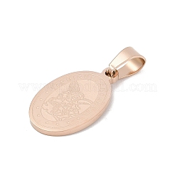 Ion Plating(IP) 304 Stainless Steel Pendants&nbsp;STAS-H356-07RG