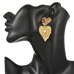 304 Stainless Steel Stud Dangle Earrings for Women&nbsp;EJEW-JE07475-03