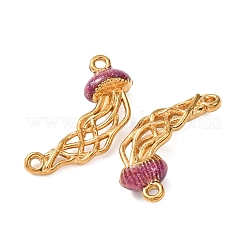 304 Stainless Steel Enamel Jellyfish Links&nbsp;STAS-D263-08G