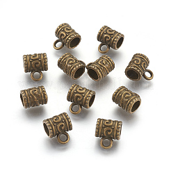 Tibetan Style Alloy Tube Bails&nbsp;X-K095T071