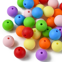 35Pcs Food Grade Eco-Friendly Silicone Focal Beads&nbsp;SIL-FS0001-22A