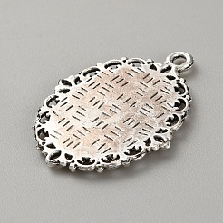 Tibetan Style Zinc Alloy Pendant Cabochon Settings&nbsp;FIND-WH0111-569AS