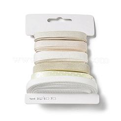 18 Yards 6 Styles Polyester Ribbon&nbsp;SRIB-C001-H04