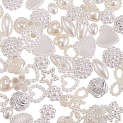 ABS Plastic Imitation Pearl Cabochons&nbsp;OACR-CJ0001-08