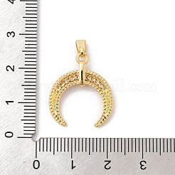 Brass Micro Pave Cubic Zirconia Pendants&nbsp;LS-ZIRC-I069-02G-03