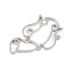 Zinc Alloy Open Back Bezel Pendants&nbsp;PALLOY-D580-05P-D