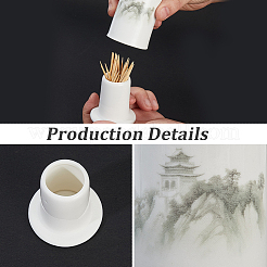 Ceramics Toothpick Holders&nbsp;AJEW-WH20020-178