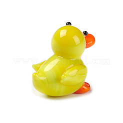 Handmade Lampwork Miniature Duck Ornaments&nbsp;LAMP-C011-01