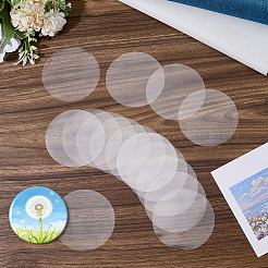 240Pcs Transparent Plastic Film for Badge&nbsp;DIY-CP0013-95