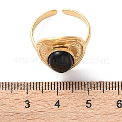 Oval Natural & Synthetic Gemstone Finger Rings&nbsp;RJEW-Q004-01G