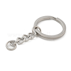 304 Stainless Steel Split Key Rings&nbsp;KEYC-M035-02P