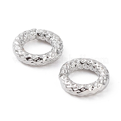 Rack Plating Brass Open Jump Rings&nbsp;KK-B076-20P