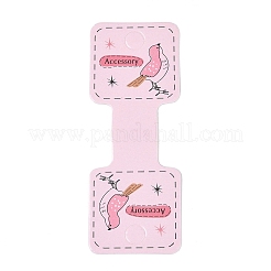 Fold Over Cardboard Paper Jewelry Display Cards for Necklace & Bracelet Storage&nbsp;CDIS-N004-16