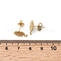 304 Stainless Steel Stud Earring Findings&nbsp;STAS-K306-74G