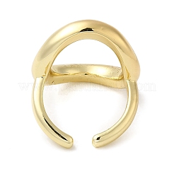 Brass Open Cuff Rings&nbsp;RJEW-Q778-51G