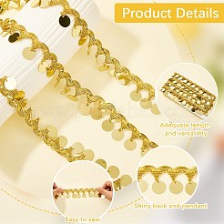 Polyester Ribbons with Flat Round Tassel&nbsp;OCOR-WH20012-53D