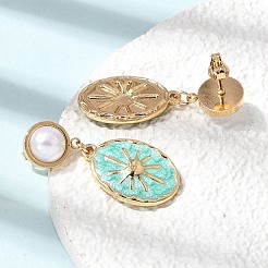 Brass Stud Earrings for Women&nbsp;KK-CBA9D38-04-02