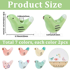 14Pcs 7 Styles Handmade Porcelain Beads&nbsp;PORC-SC0001-47