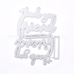 Carbon Steel Cutting Dies Stencils&nbsp;DIY-I083-06P