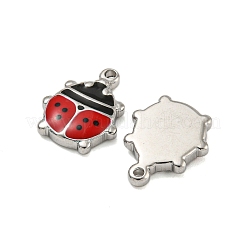 304 Stainless Steel Enamel Pendants&nbsp;STAS-Z081-03P-02
