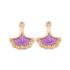 Light Gold Plated Alloy Enamel Pendant Rhinestone Settings&nbsp;FIND-Q100-05KCG
