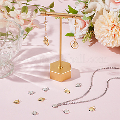 16Pcs 2 Colors Brass Pendants&nbsp;KK-BC0014-33