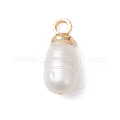 Natural Cultured Freshwater Pearl Rice Charms&nbsp;PALLOY-JF04868