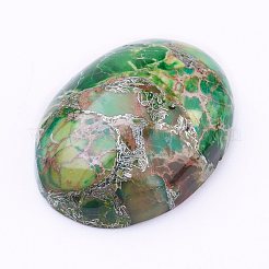 Synthetic Regalite/Imperial Jasper/Sea Sediment Jasper Cabochons&nbsp;X-G-E377-01A