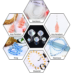 10 Strands 5 Style Electroplate Glass Beads Strands&nbsp;EGLA-GA0001-02