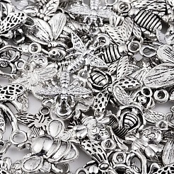 100Pcs 10 Style Tibetan Style Alloy Pendants&nbsp;TIBEP-CJ0001-76