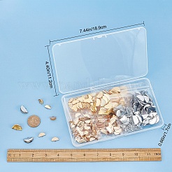 350Pcs Iron Folding Crimp Ends&nbsp;IFIN-SC0001-35