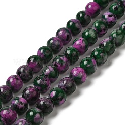 Natural Dyed White Jade Beads Strands&nbsp;G-M402-C03-16