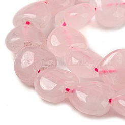 Natural Rose Quartz Beads Strands&nbsp;G-B022-22C