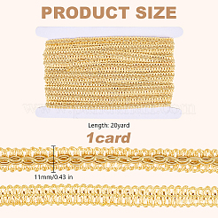 20 Yards Polyester Braided Lace Ribbon&nbsp;OCOR-DR0001-29A
