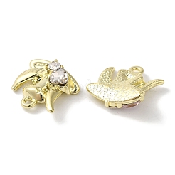 Heart Rack Plating Alloy Pendants&nbsp;FIND-I039-28G