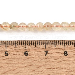 Heated Natural Citrine Bead Strands&nbsp;G-P466-01E-01