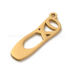 304 Stainless Steel Pendants&nbsp;STAS-O005-16G