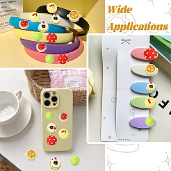 35Pcs 7 Styles Opaque Resin Cabochos&nbsp;RESI-CJ0005-08