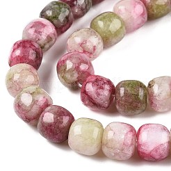 Dyed Natural White Jade Beads Strands&nbsp;G-T138-152