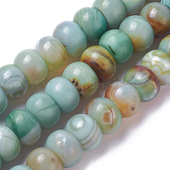 Natural Dyed Agate Imitation Turquoise Beads Strands&nbsp;G-P425-01A-01