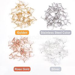160Pcs 4 Colors 304 Stainless Steel Ice Pick Pinch Bails&nbsp;STAS-UN0022-71